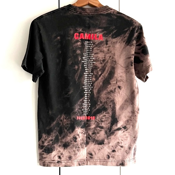 CAMILA CABELLO Tie Dye Band Tee size S Unisex Vintage - Picture 8 of 9